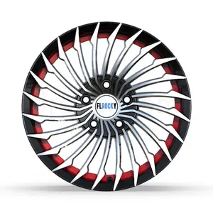 Flrocky热卖为奥迪RS Q8 16 17 18 20英寸2021 2022年汽车设计5X120运动黑色轮辋合金车轮