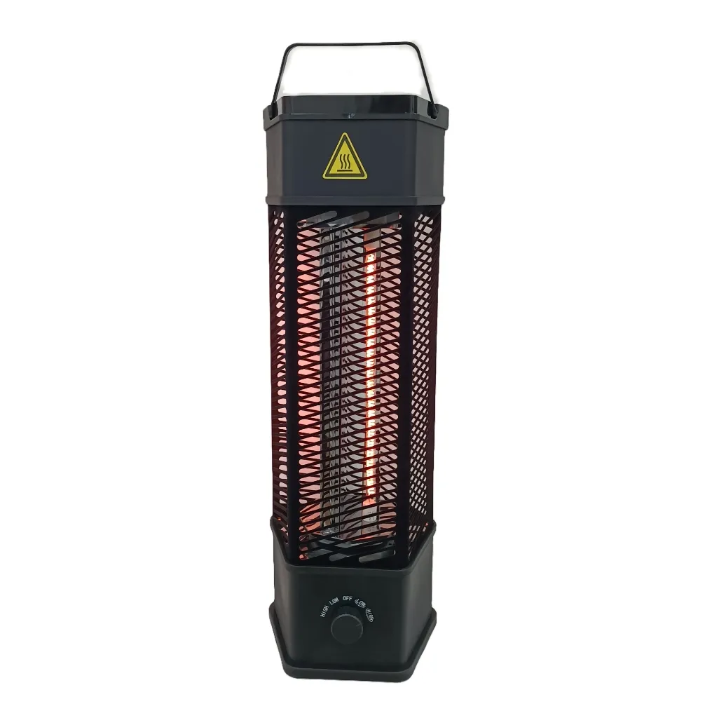 750W 1500W freestanding nóng IPX4 yếu tố hồng ngoại không thấm nước xách tay điện nóng cho trong nhà ANS sưởi ấm ngoài trời