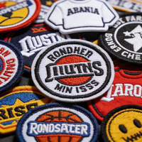 Écussons personnalisés, badges en tissu tissé personnalisés, écussons brodés, forme 3D, logo tissé thermocollant, broderie, badge tissé, tissu sergé