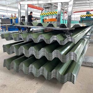 Farb beschichtetes Bild Galvalume Wellpappe Ppgi Stahl Wellpappe Dachziegel Gi Sheets Preis Spule - Product Image 5