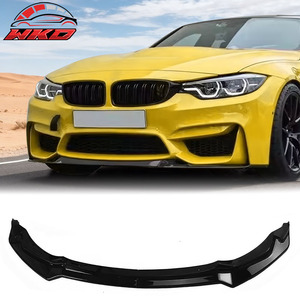 Compatible con BMW F80 m3 2015-2020, alerón delantero estilo GTS sin pintar, color negro - Product Image 1