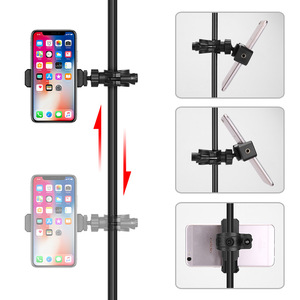 Mobile Phone Gimbal Extender Clip E Shape Push Pull Type For Live Streaming Accessories ABS Material Lazy Person Stand - Product Image 4