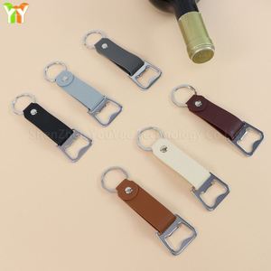 ที่เปิดขวดเบียร์แบบพกพา ทำจากหนัง PU และเหล็ก พร้อมพวงกุญแจ - Product Image 5