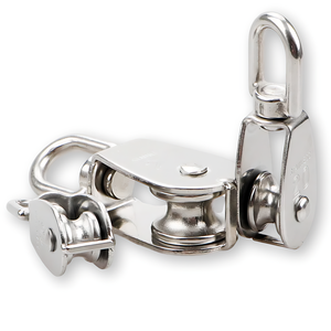 Chất lượng cao thép không gỉ bánh xe duy nhất ròng rọc xoay mắt dây dây ròng rọc - Product Image 5