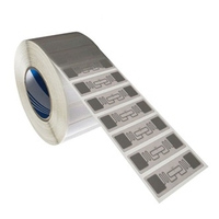 Autocollant d'étiquette d'étiquettes de blanchisserie RFID en tissu tissé