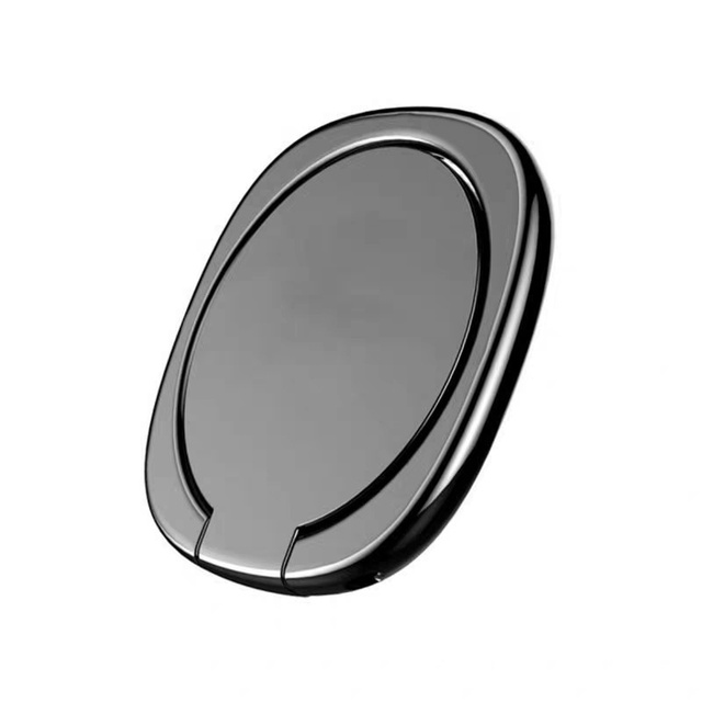 Custom Logo Metal 3mm Finger Ring Phone Holder Foldable and Rotational Grip Customizable Cell Phone Stand