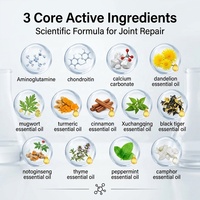 Patch de Soin Nutritif à la Glucosamine et Chondroïtine pour les Articulations, Lubrifiant pour Genoux, Épaules et Nuque, Exfoliant