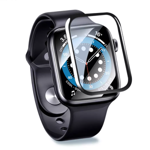 Protecteur d'écran en verre trempé à bord incurvé 3D bon marché pour Apple iWatch 3-8 SE Smart Watch - Product Image 1