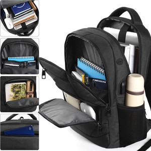 Custom Business College Reisschool Backpacker <span class=keywords><strong>15</strong></span>.6 Inch Laptop Rugzak Met Usb Oplaadpoort - Product Image 5