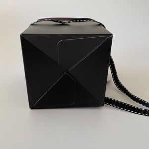 Foldable Paperboard <b>Gift</b> <b>Box</b> With Ribbon Customizable Packaging For <b>Present</b> - Product Image 3