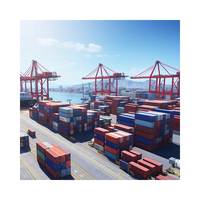 Agent d'expédition de fret professionnel de Chine vers l'Est Central des États-Unis, livraison LCL+Express avec services d'assurance et de stockage