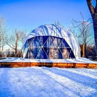 Tente d'événement, Barnum, Chapiteau, Gazebo, Auvent, Tente de glamping, Tentes dôme géodésiques commerciales en PVC, imperméables quatre saisons, en aluminium
