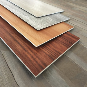 Plancher en vinyle SPC 100% vierge, résistant au feu, à clipser, imitation bois, pour salle <span class=keywords><strong>de</strong></span> bain, cuisine, zone humide, décoration, OEM - Product Image 5