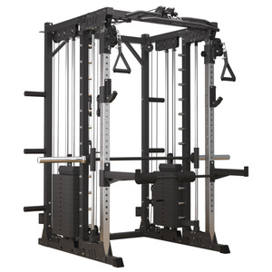 Hot Selling Unisex Cable Trainer Multi-Functional Power <strong>Squat</strong> Rack <strong>Cage</strong> for Indoor Home Strength Training Steel Custom - Product Image 1
