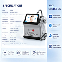 Appareil d'épilation au laser diode 20Hz à refroidissement TEC rapide et confortable pour salons de beauté, cliniques et spas commerciaux