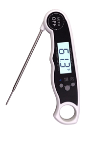 Thermomètre numérique de cuisine pour viande et barbecue, pliable, en acier inoxydable, avec rétroéclairage, best-seller - Product Image 5