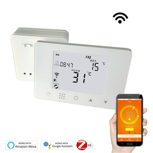 Smart Wall Wireless Touch Screen <strong>Thermostat</strong>, Programmable <strong>Temperature</strong> <strong>Controller</strong> with Gas Boiler and Actuator for Room Heating - Product Image 6