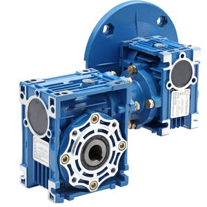 Reductor industrial de motor de CA serie MIMRV personalizado al por mayor, caja de engranajes de varilla RV75, reductor pequeño con engranaje de tornillo sin fin y brida - Product Image 3