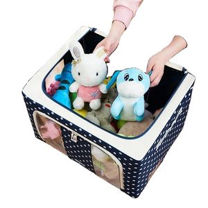 Caja de Almacenamiento de Ropa Plegable de Tela, con Logotipo Personalizado, Cuadrada, Moderna, de Lino, con Tapa - Product Image 2