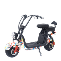 Penjualan Langsung dari Pabrik Skuter Citycoco Mini 48V 800W Kecil dengan Suspensi Kejutan Skuter Listrik Citycoco Junior C08B