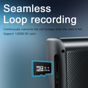 7 Inch Video Monitor Loop Recording Car Night Vision <strong>Backup</strong> <strong>Camera</strong> 2024 Auto Carplay - Product Image 5