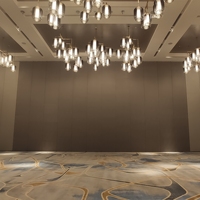 Partisi Dinding Geser Aluminium Desain Modern ExtraHigh Tebal 100mm untuk Hotel, Aula Perjamuan, Kedap Suara, dan Dapat Dilepas