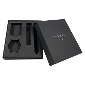 Yuxuan tùy chỉnh Matte Đen tái chế Đồng hồ đeo tay bao bì hộp Set cứng nhắc hộp với Đồng hồ dây đeo thay thế Kit - Product Image 6