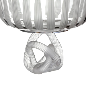 Juego de Tazones de Cristal Transparente Clásico CRYSTAL COAST con Base en Forma de Nudo, Pedestal para Servir Postres, para Bodas, Fiestas, Exhibición de Frutas - Product Image 4