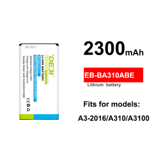 Deji oem EB-BA310ABE סוללות דיגיטליות לגלקסיה samsung a310 a3 2016 a3100 2300mah סוללה טלפונים ניידים קטנים - Product Image 3
