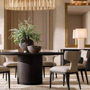 Banquet Hall Hotel Large Round Iron LED Chandelier Designer Villa Luxury Living Room Big Modern Glass 60" Chandelier - Product Image 6