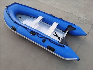 Hot Sale 360cm PVC Inflatable Sport Yacht with Aluminum <b>Floor</b> Outboard Engine Stable Drifting & Rescue Water Sports - Product Image 6