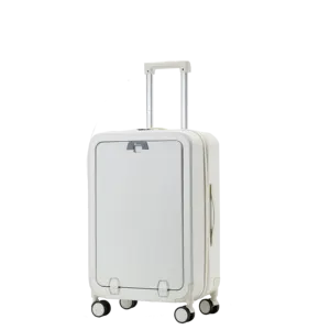 Высококачественный Дорожный чемодан на колесиках с жестким корпусом, комплект для багажа с передним открыванием для ноутбука