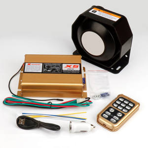Control remoto inalámbrico 12V X5 Golden Host gritando 18 alarma de sonido 200W bocina ultrafina montada en vehículo de alta probabilidad - Product Image 1