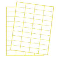 Feuille d'étiquettes autocollantes 19x38mm, papier autocollant, Compatible avec les imprimantes à jet d'encre et les imprimantes Laser, pour les classeurs, enveloppes
