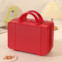 Mini Valise de Voyage Style Vintage pour Cosmétiques – Sac à Main Léger et Coffret Cadeau Souvenir – Mini Valise de Voyage 14 Pouces