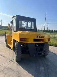 Construcción Buen estado y alto rendimiento Carretilla elevadora diésel usada <span class=keywords><strong>TCM</strong></span> 100 150 <span class=keywords><strong>10T</strong></span> 15t con 4,5 m de altura y 4 ruedas a la venta - Product Image 3