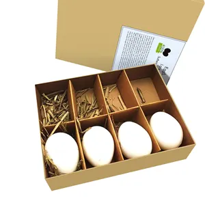 Custom Design Egg Packaging Corrugated Carton Drawer Paper Box 24 Egg Incubator Egg Carrier Box