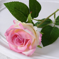 Rose artificielle de luxe haut de gamme pour la décoration intérieure de villas et clubs de prestige