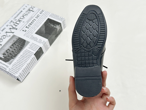 Zapatos de Cuero para Niños, Color Negro Mate, con Cordones, Punta en Pico, Estilo Deportivo - Product Image 6