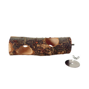 Juguete multifuncional de paja de heno de manzanilla para conejos y cobayas, con soporte para alimentos y mordedor molar - Product Image 2