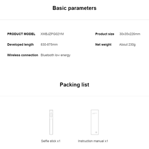 Original para <span class=keywords><strong>Xiaomi</strong></span> Zoom Stand <span class=keywords><strong>Selfie</strong></span> Stick 2 <span class=keywords><strong>con</strong></span> BT Zoom Control remoto trípode aleación <span class=keywords><strong>de</strong></span> aluminio portátil estiramiento <span class=keywords><strong>Selfie</strong></span> Stick - Product Image 6