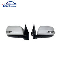 Conjunto de Espejo Retrovisor para Toyota Land Cruiser LC200, Plegable Eléctricamente con Señal de Giro, Reflector de Espejo Retrovisor