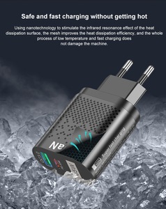 <span class=keywords><strong>Chargeur</strong></span> USB C 65W GaN <span class=keywords><strong>2</strong></span> ports, PD <span class=keywords><strong>Chargeur</strong></span> <span class=keywords><strong>rapide</strong></span> <span class=keywords><strong>Chargeur</strong></span> mural USB C multiport Adaptateur secteur pour MacBook Pro <span class=keywords><strong>Air</strong></span>, <span class=keywords><strong>iPad</strong></span>, iPhone - Product Image 4