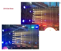 Projecteur de scène LEAHUA IP54 100W 3000K Blanc Chaud COB LED PAR CRI≥90 Zoom Manuel pour Théâtre, Studio, Mariage et Événements