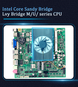 Carte mère mini ITX X86 Slim avec processeur Core I5, processeur de 2e et 3e génération, DDR3, carte mère principale, mini carte mère PC - Product Image 3