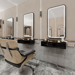 Specchio a Parete a Figura Intera con Illuminazione LED, Specchio da Parete di Grandi Dimensioni, Adatto per l'Uso in Saloni di Bellezza, Bagni e Hotel - Product Image 2