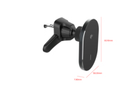 Chargeur de voiture sans fil magnétique Qi2 15W ultra-plat, support de téléphone à charge rapide pour smartphones, OEM ODM, logo personnalisé