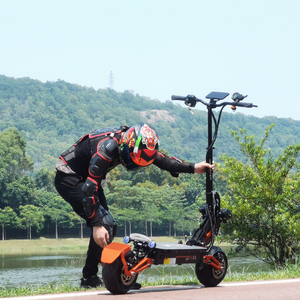 Scooter Eléctrico Todoterreno <span class=keywords><strong>de</strong></span> 2 Ruedas, Doble Tracción, Plegable, Alta Potencia 5000W, Suspensión Hidráulica, Envío desde Almacén en EE. UU. - Product Image 6