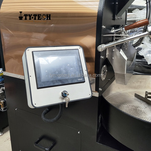 New Arrival Commercial 3 Kg 4Kg 6Kg Touch Screen PLC Stainless Steel Electric Carbon Steel Alloy Coffee Roaster Household Car - Product Image 4