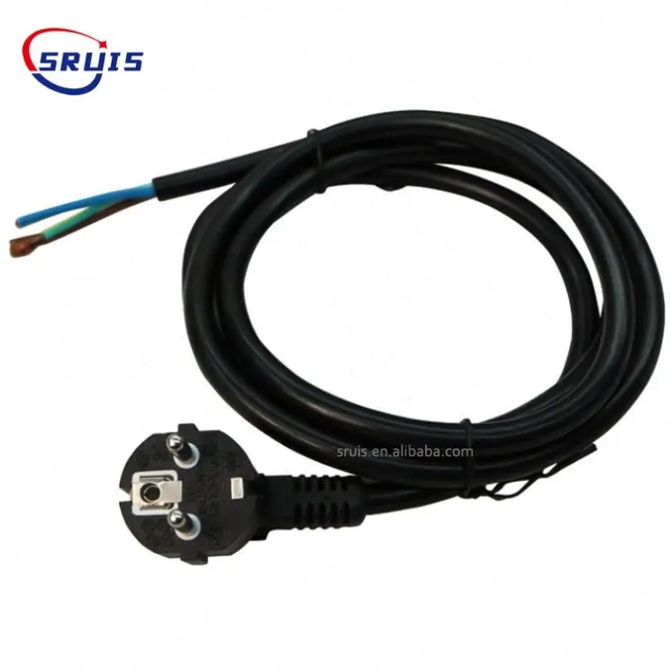 Cooper Draad 3c Opgerolde Verlengkabel C5 Connector Beveiliging Voedingskabel Pvc Eu Ac Stekker